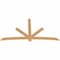Ekena Millwork Alberta Timber Gable Bracket, Western Red Cedar, 108"W x 58"H x 1 1/2"D x 5 1/2"F, 13/12 Pitch GBW108X58X0206ALB00SWR - alternate 5